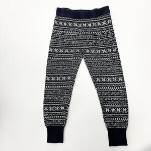 JOE FRESH Toddler Kid GIRL Fair Fair Isle Knit Leggings Pants Cotton Sz 5